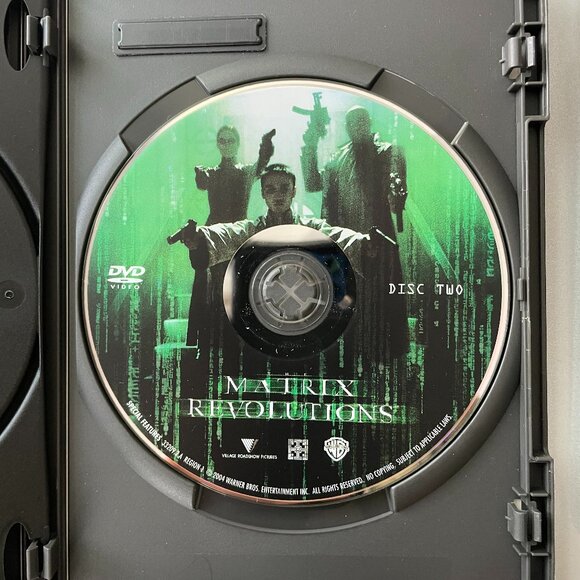 The Matrix 2 DVD Set Matrix Reloaded & Matrix Revolutions (2003 ) Rated R - Picture 5 of 10